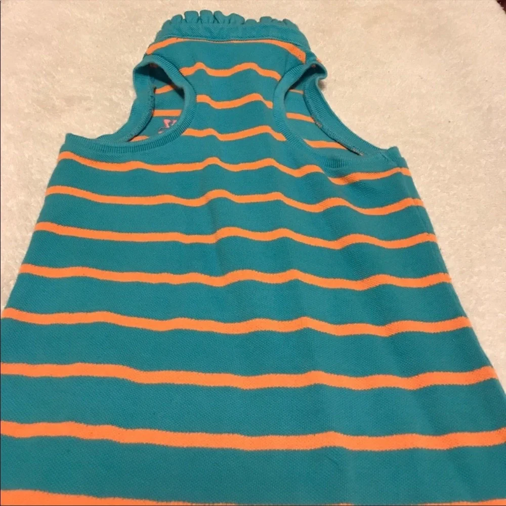 Polo Ralph Lauren girls summer dress teal and orange size 4t